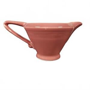 Homer Laughlin Harlequin Fiesta‎ Dusty Rose Pink Creamer Mid Century 3” Tall